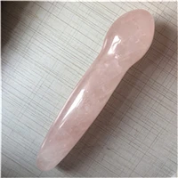 6,7-7 дюймов Большой натуральный розовый кристалл розовый кварц волна Массажная палочка богиня Йони удовольствие рейки целебная палочка для ее подарка