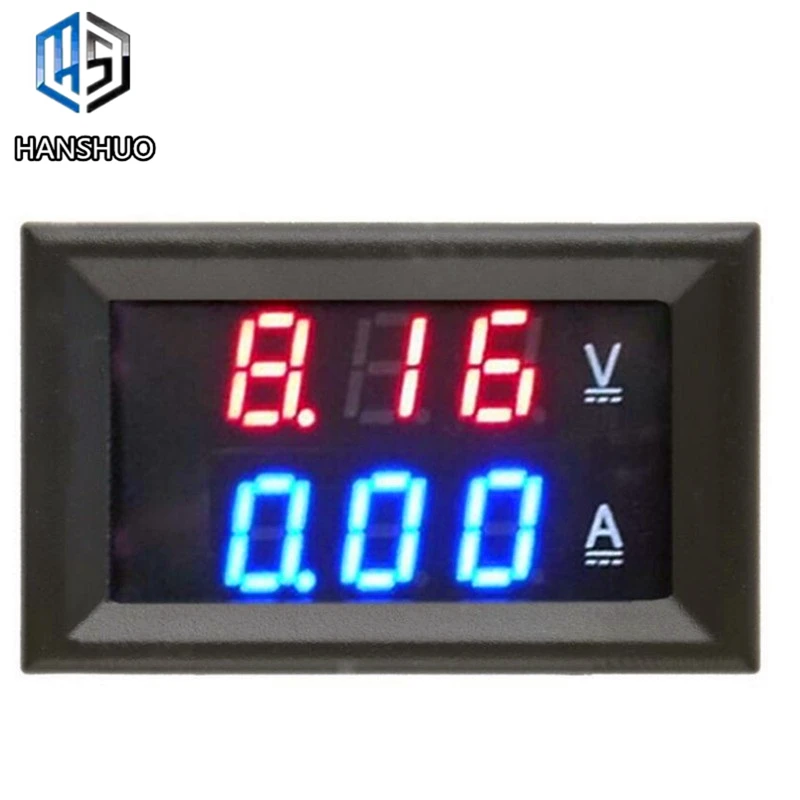 1PCS-DC-0-100V-10A-Voltmeter-Ammeter-Red-Blue-Red-Red-LED-Amp-Dual-Digital-Volt