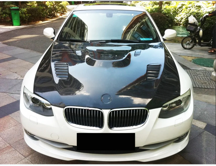 E92 M3 капот из углеродного волокна передний капот подходит для BMW M3 E92 E90 E93 2009-2013