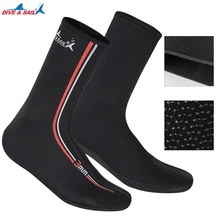 

3MM Men And Women Diving Socks Warm Super Elastic CR Non-Slip Diving Shoes And Socks Wear-Resistant Ankle Snorkeling Socks 2022