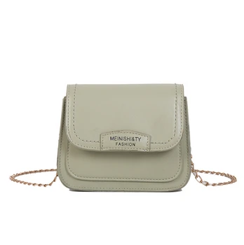 

Chain Design Women Crossbody Bag Small Square Leather Messenger Bag Fashion Shoulder Bag Handbags Female Cross Body Bag
