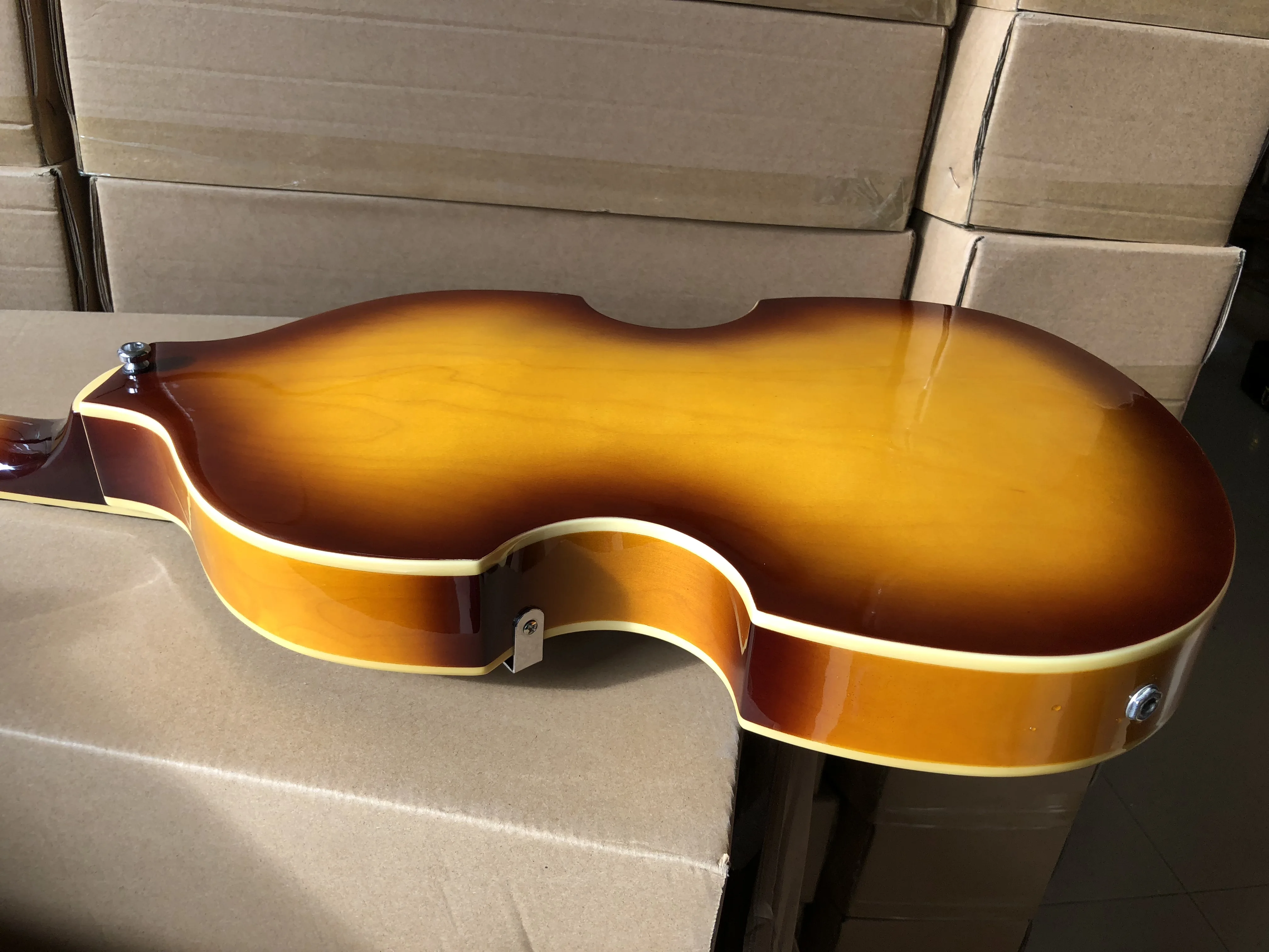 Табак sunburst Hofner скрипка бас 4 струны BB2 икона серии электрический Бесплатная