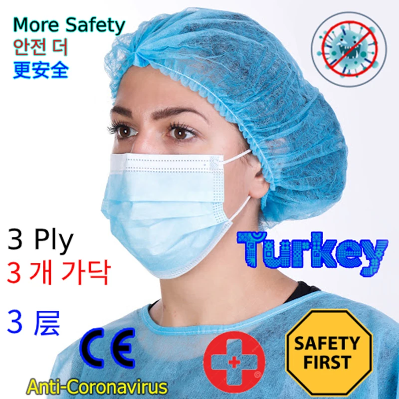 

10pcs In stock Disposable Medical Dustproof Surgical Face Mouth Masks 3 Layers Anti Influenza Breathing Safety Masks