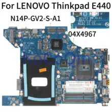 KoCoQin материнская плата для ноутбука LENOVO Thinkpad E440 материнская плата 04X4967 NM-A151 SR17D DDR3