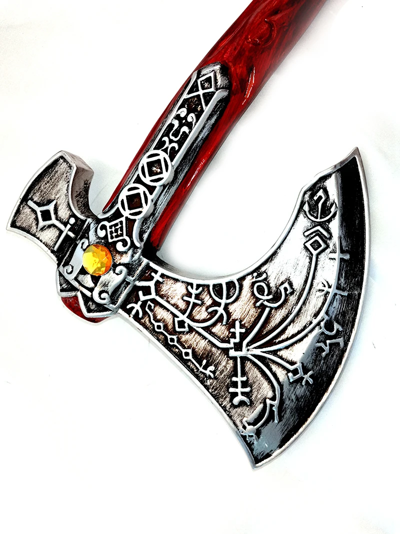 Ручная работа 1/1 God Of War 4 Axe Kratos Ax полимерная игровая фигурка большого размера 83 см DIY косплей игрушки