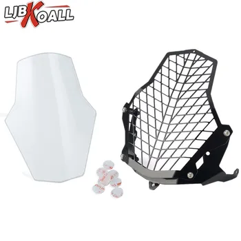 

For KTM 1290 1190 1090 1050 Super Adventure Headlight Grille Guard Head Lamp Screen Lens Protective Cover Shield Black Clear