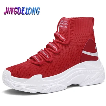 

Brand Women's Shoes Plush Warm Men Boots Outdoor Design Women Platform Shoes Mesh Breathable Men Sneakers Winter Tenis Feminino