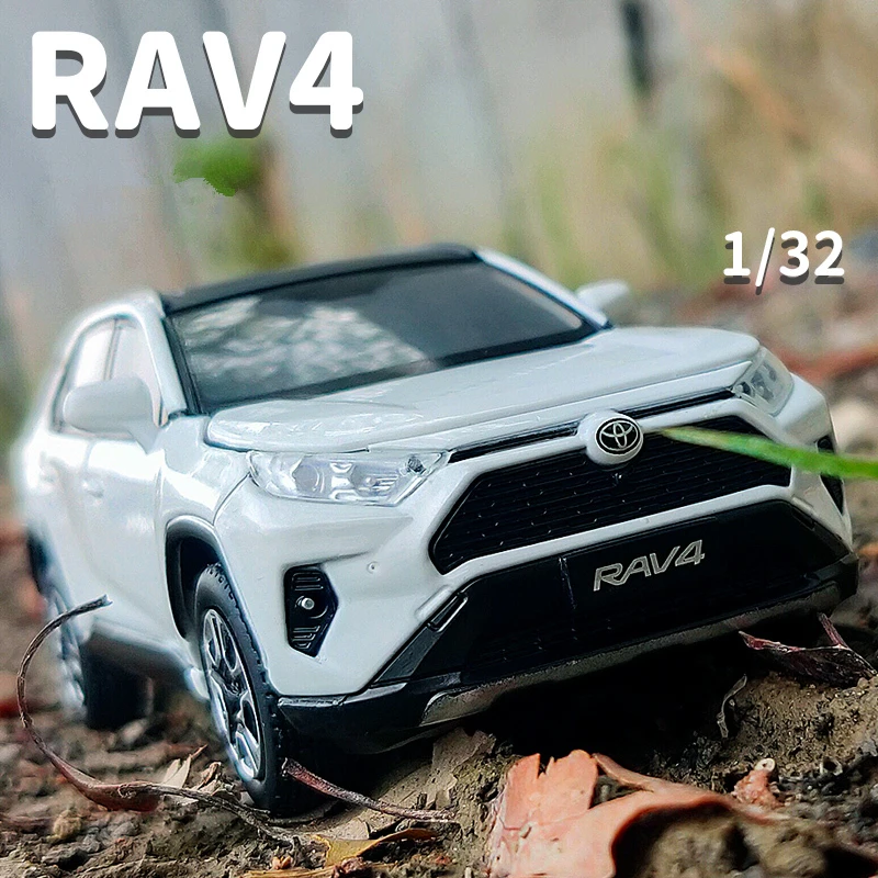 Модель автомобиля TOYOTA RAV4 SUV 1:32 из сплава литой металлический игрушечный
