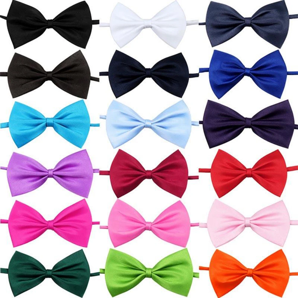 Nuevo 1 de policarbonato para perros coche corbata de perrito de corbatas de moño Collar juguete ropa para mascotas cuello ajustable Corbata a rayas de arco Collar de perro