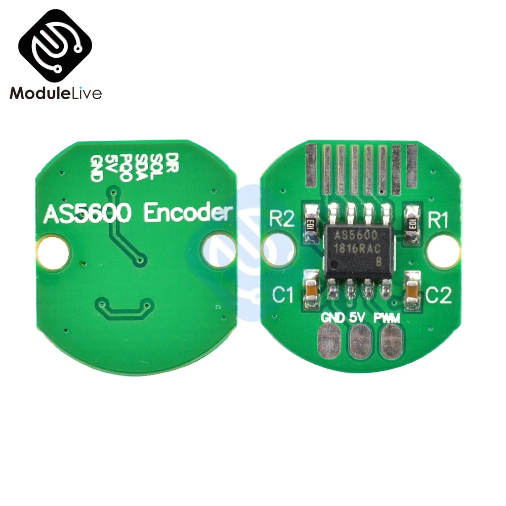 AS5600 PWM/2c порт абсолютное значение энкодер 12 бит для бесщеточного карданный шарнир PTZ/карданный шарнир/Мотор поворотника плата инкрементного модуля