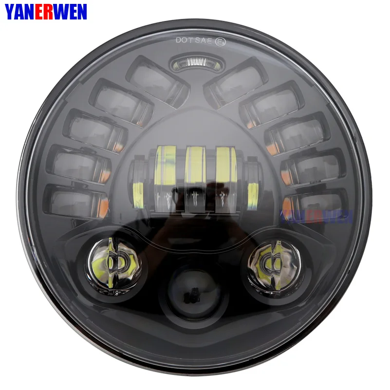 7 дюймовые светодиодсветодиодный фары утвержденные в точку новый матричный