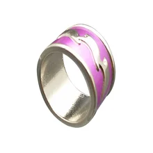 Фиолетовое электрическое кольцо ожерелье три ядовитое оружие сплав крутая подвеска аниме игрушка отправить ожерелье