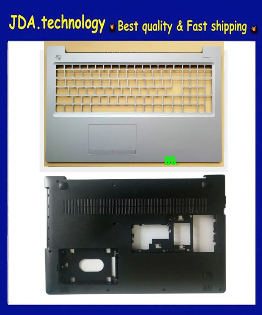 New for Lenovo ideapad 310-15 310-15ISK 310-15ABR 510-15ikb 510-15isk palmrest upper cover keyboard bezel Silver +Bottom case | Компьютеры