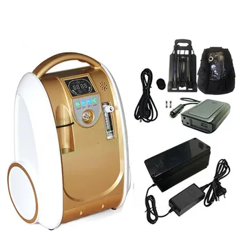 

COXTOD High Purity Oxygen Concentrator Medical Portable Oxygen Generator with Battery and Trolley Carry Bag Car adaptor