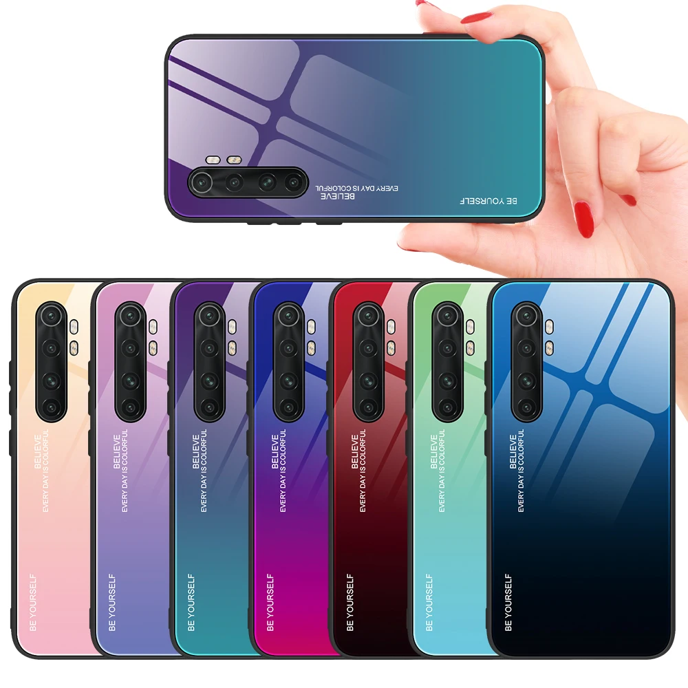 Градиентный чехол для телефона Xiaomi Mi 10T Lite Pro модные защитные чехлы Redmi mi 10 lite