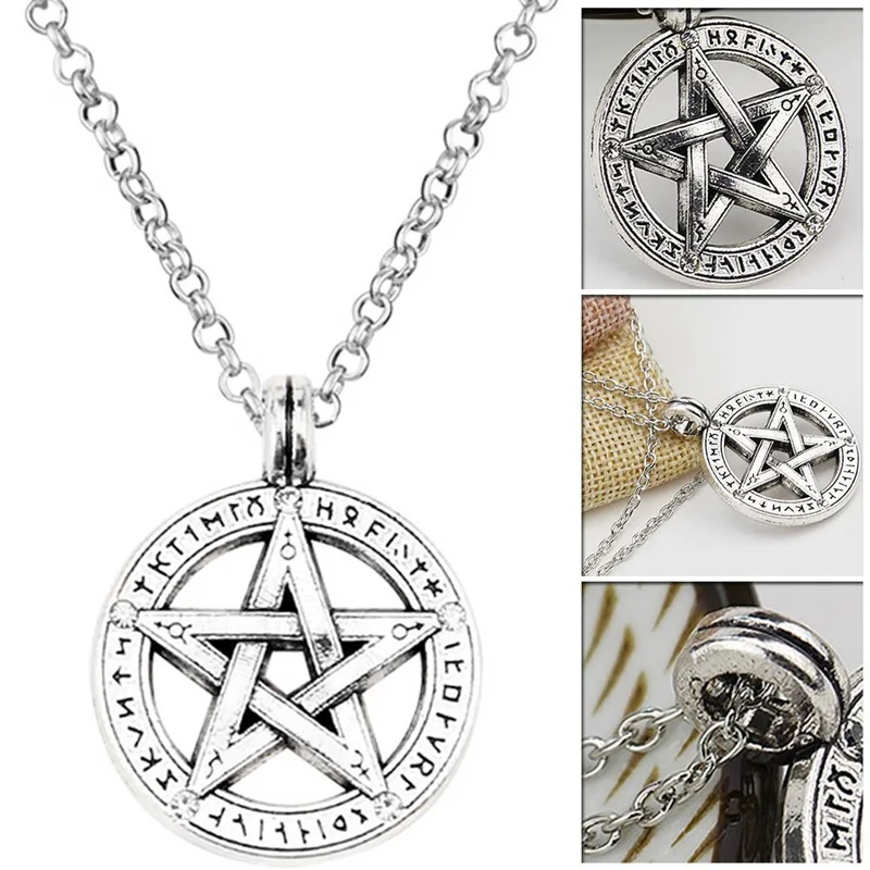 My Shape Pentacle иврит Шарм пентаграмма кулон состояние мужчины t Ожерелье Мужчины