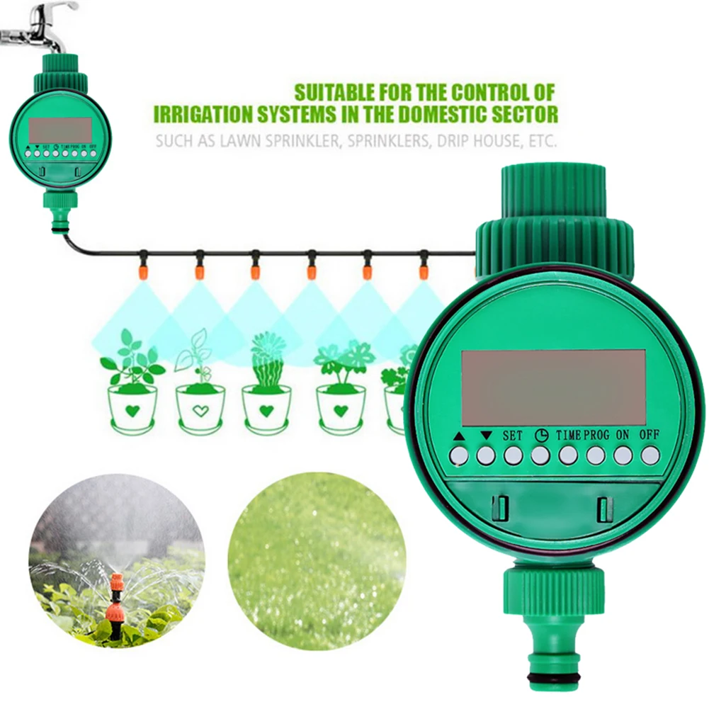 Открытый умный ЖК-дисплей Контроллер орошения таймер полива Садовые принадлежности