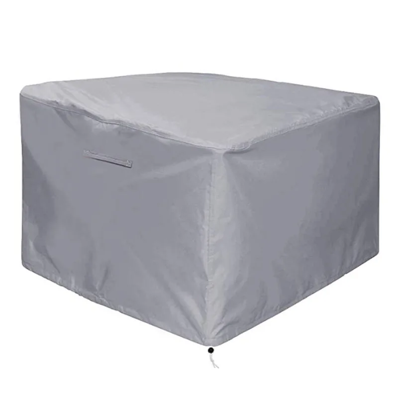 

Outdoor gas rainproof cover with PVC coating high quality outdoor balcony stove table cover, black patio garden furniture fire p