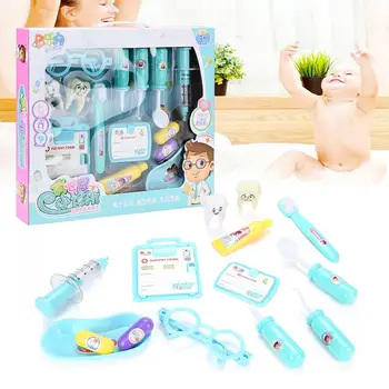 

14PCS Toy Medical Kits Doctor Nurse Educational Pretend Toy Role Play Dentist Playset for Toddler Boys Girls