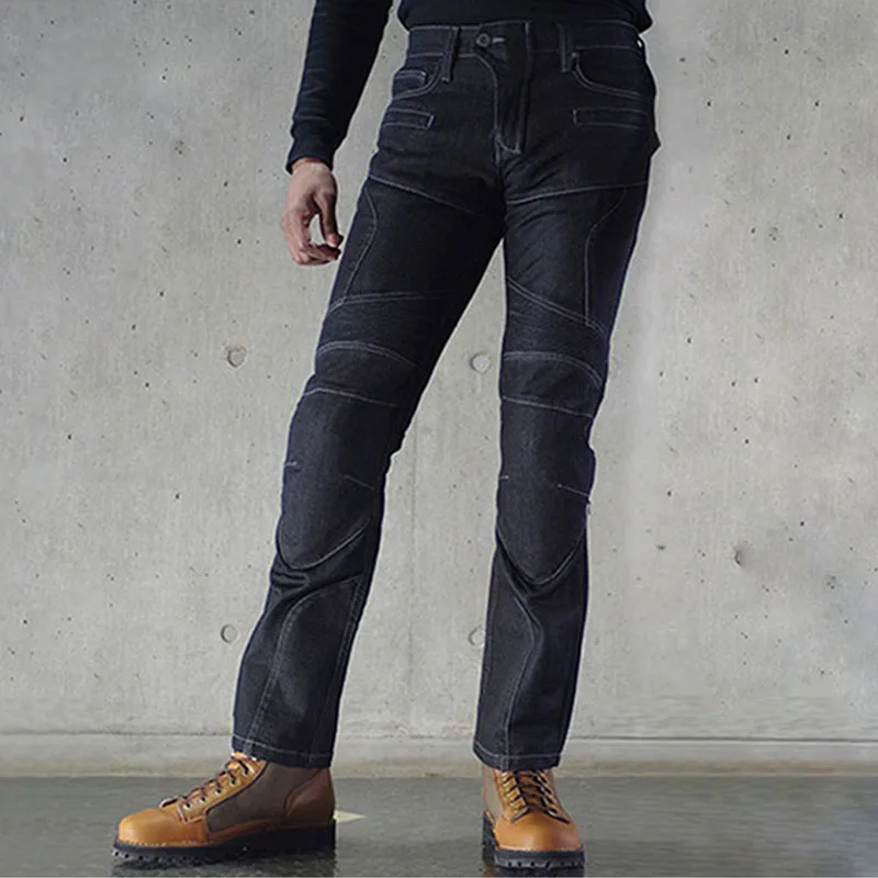 

KOMINE Japanese Original Riding Tribe Motorcycle Men's Biker Jeans Protective Gear Motocross Motorbike Racing Breathable Pants
