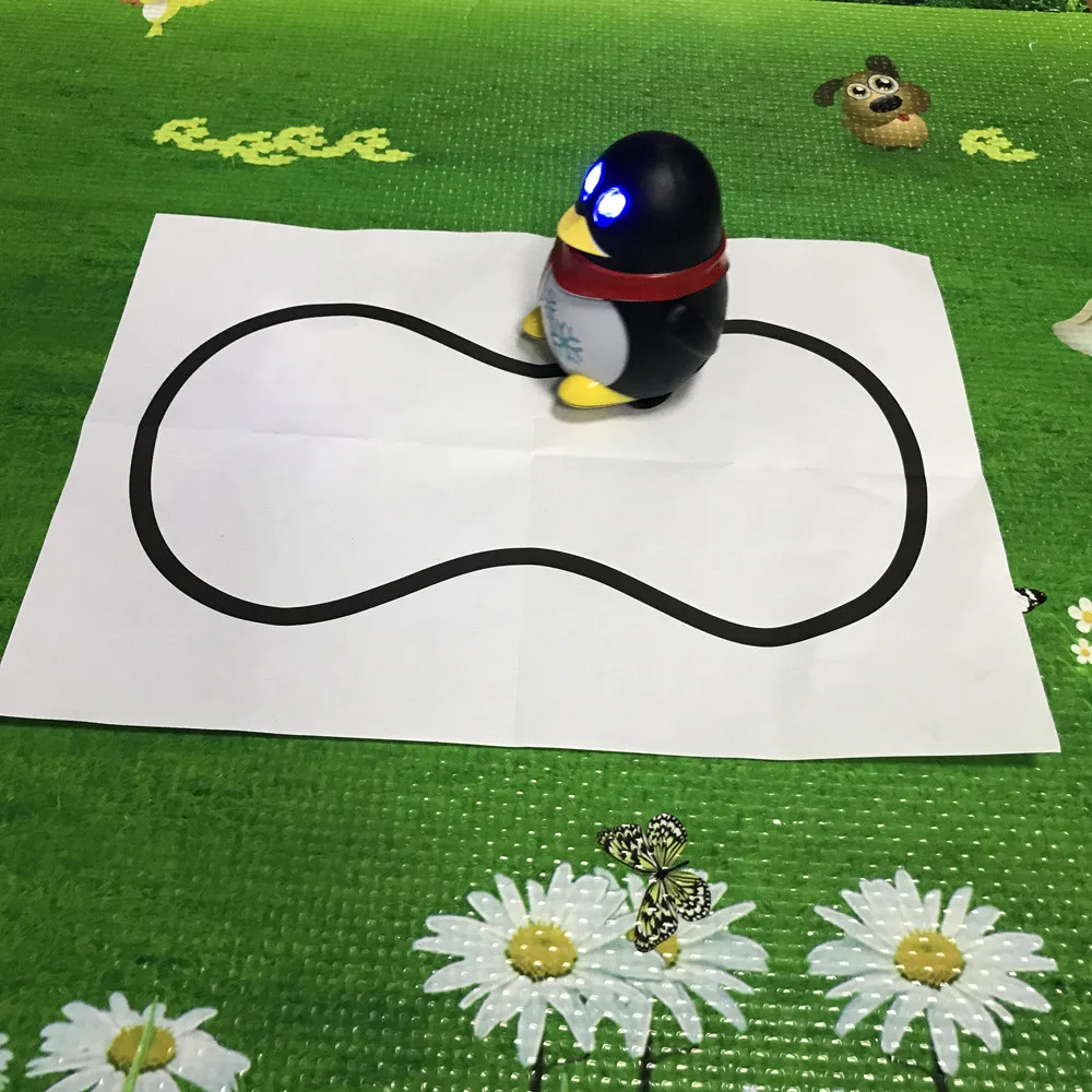 Игрушка Следуйте любой линии волшебная ручка Индуктивный мультфильм Пингвин модель дети игрушка подарок обучающая игрушка Рождественский подарок для ребенка