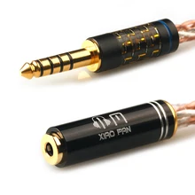 XiaoFan Handmade WM1 Platinum 4 4 mm Balance Line Output to 3 5 mm Female 2 5 mm Female Adapter Cable Headphone Extension Cable