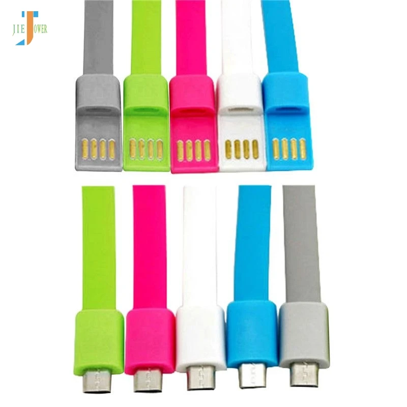 300 шт/партия Micro USB кабель для Iphone 8 7 samsung Galaxy S7 мобильный телефон зарядное устройство кабель-браслет ремешок тонкий шнур провод данных
