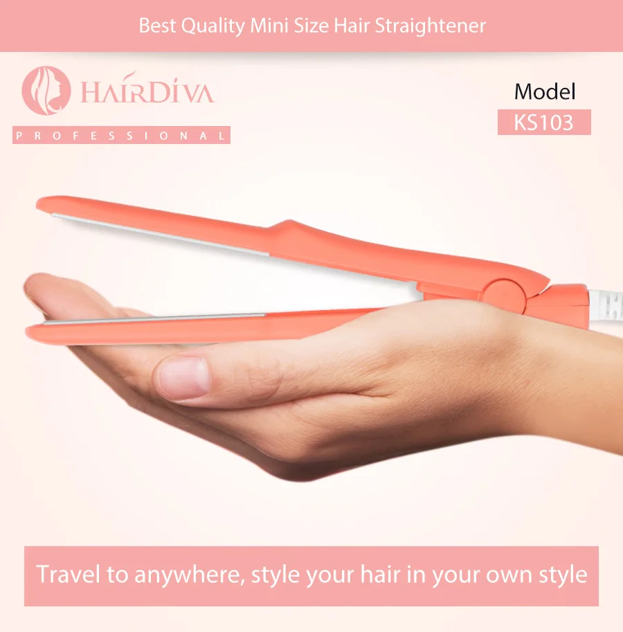 Мини Размер выпрямитель для волос бренд HairDiva лучшее качество