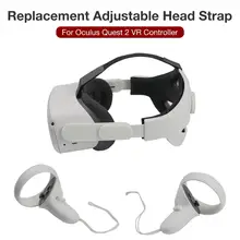 Cabeça de substituição ajustável cinta bandana para oculus quest 2 vr óculos fone de ouvido suporte para quest2 acessórios de realidade virtual #