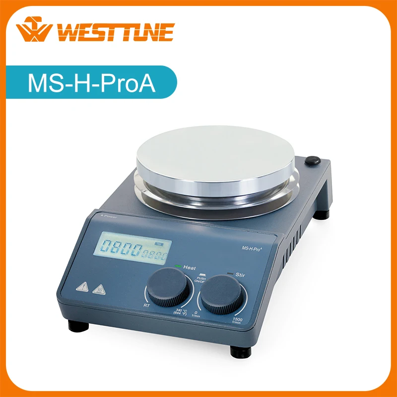 Лабораторная цифровая магнитная плита MS-H-ProA с ЖК-дисплеем максимальная