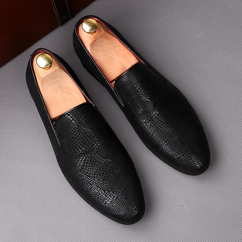 Мужские вечерние туфли в британском стиле для торжеств Обувь из коровьей кожи