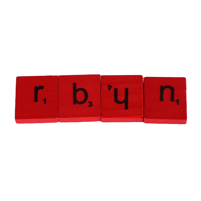 100 шт./компл. обучающих игрушек для детей планшет Spacer деревянные бусины алфавитный кубик письмо браслет ювелирных изделий набор «сделай сам»