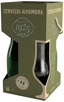 

Alhambra Reserva 1925 - Cerveza Botella 750 ml (Pack de 2) Total: 1500 ml