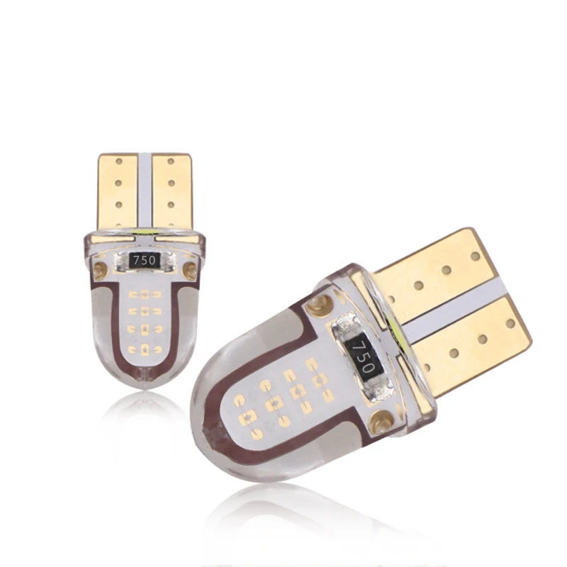10 шт. светодиодный W5W T10 194 168 W5W COB 8SMD светодиодный стояночный Лампочка Авто тормоз с клиновым разжимом лампа CANBUS кремнезема яркий белый лицензионные лампочки