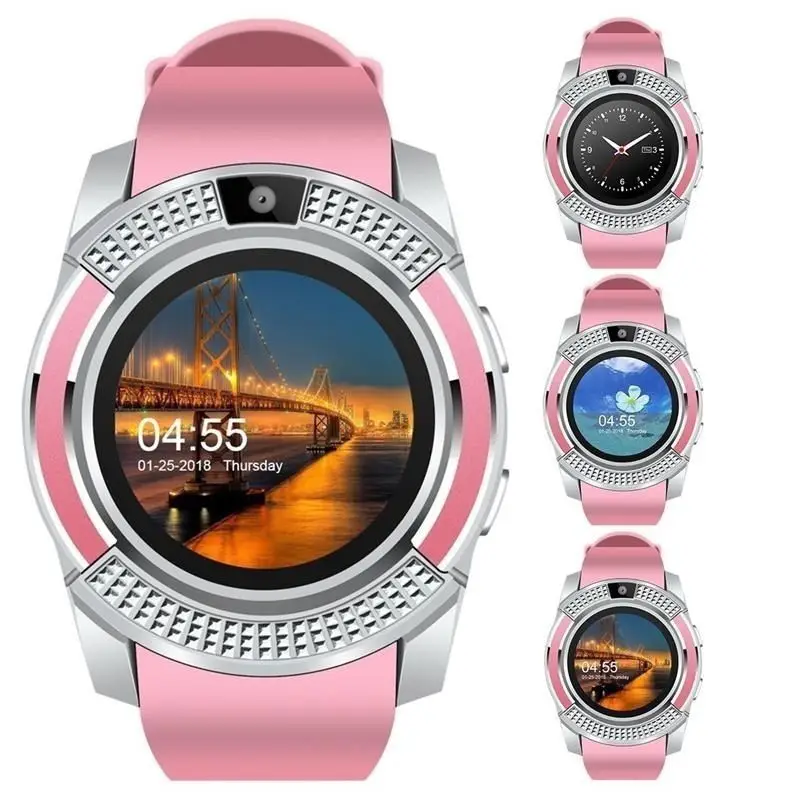  Men wowem Fashion sport Smart Watch With Music Player Cell Phone Watch With Slot For SIM Card GPS