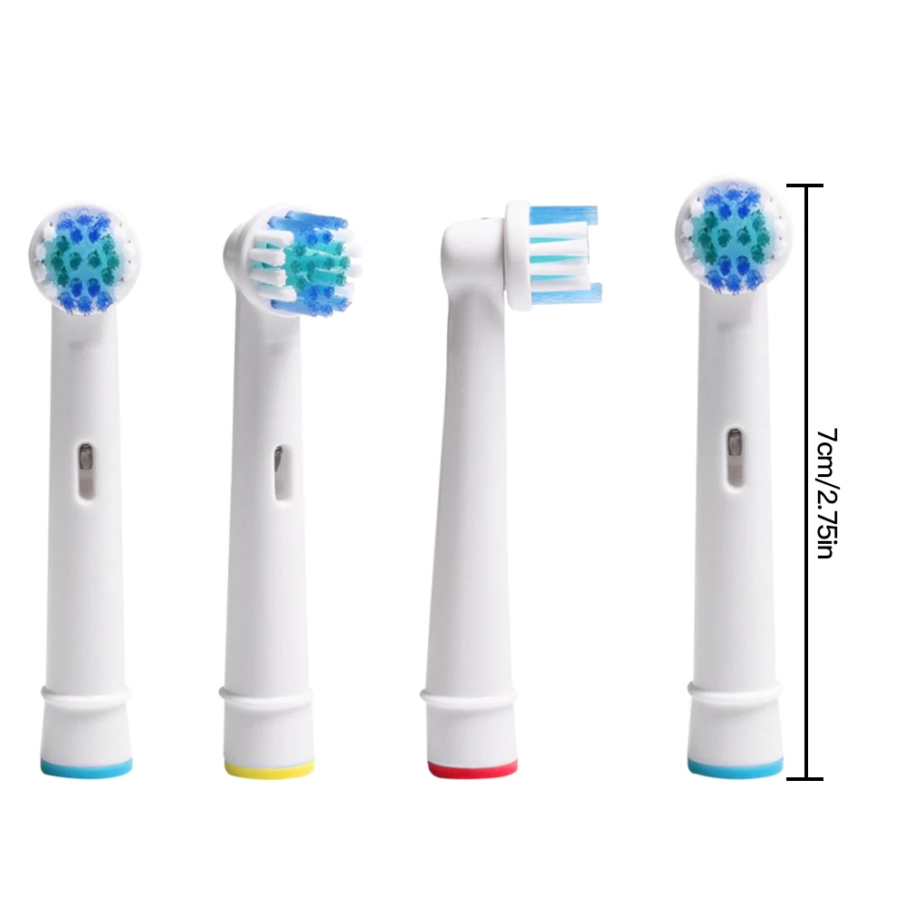 4pcs Replacement Brush Heads For Oral B Rotation Type Electric Toothbrush Replacement heads/ Pro Health/Triumph/ Advance Power