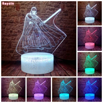 

Star Wars The Black Series Jawa The Empire Strikes Back Black Warrior Knight Figures Smart 7 Colors Change Night Light Toy Gifts