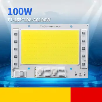 

10*22 100w/150w/200 W COB LED Light Strip Lamp Module AC180-260V Ultral Bright Warm Cool White Cob Chip on Board LED Bulb