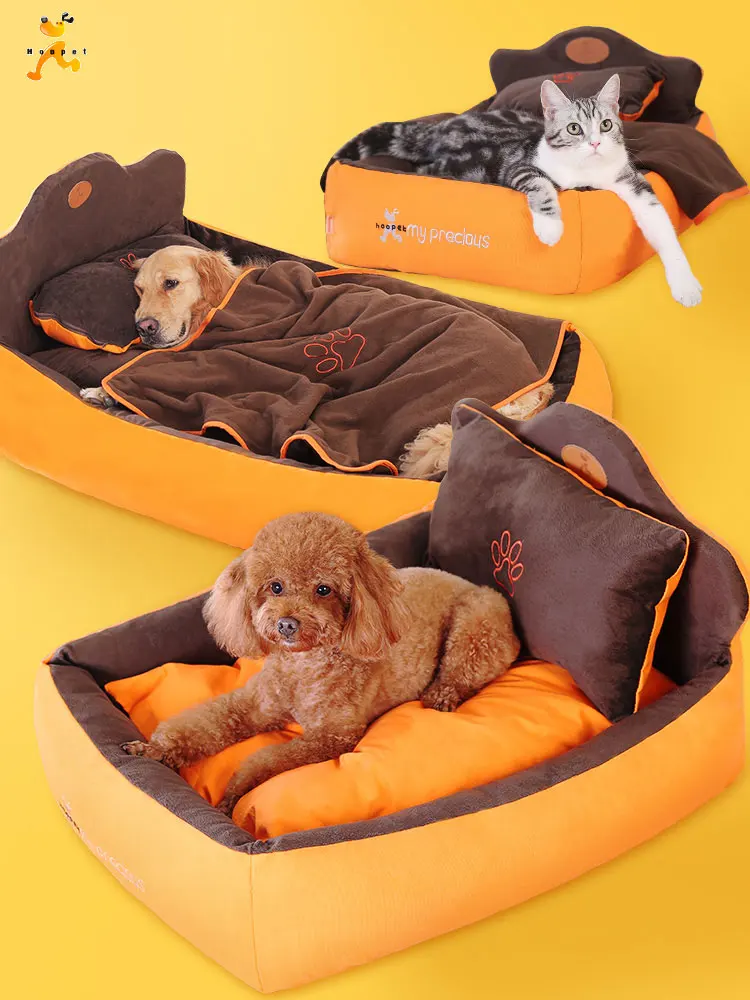 

Pet Bed Dog Beds for Small Dogs Pet Supplies for Teddy Kirky's Kennel and Cat's Kennel Dog Kennel Hand Wash 100% Cotton