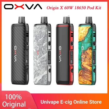 

Original OXVA Origin X 60W 18650 Pod Kit with 3ml Pod Powered By Single 18650 Battery NO Battery Vape kit vs drag x /aegis boost