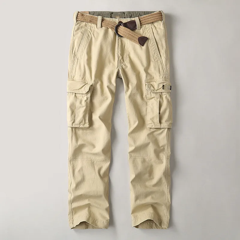 

Man Cargo Pants Military Style Tactical Army Trousers Pocket Joggers Straight Loose Baggy Pants Camouflage Pants Men Clothes