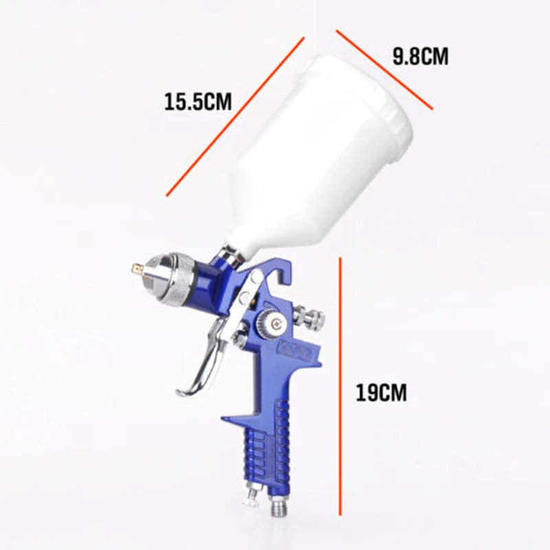 

1.4/1.7/2.0mm HVLP Gravity Spray Gun Automotive Paint Primer Sprayer Gauge Tool