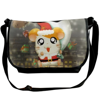 

Hamtaro-007 Fashion Solid Canvas Messenger Satchel Bags Buckle Casual Portable Shoulder Bag