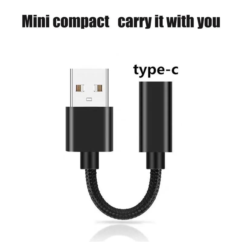 USB мужчина к type C женские наушники Aux Jack адаптер аудио кабель для huawei Xiaomi все type-C вызов Adaptador