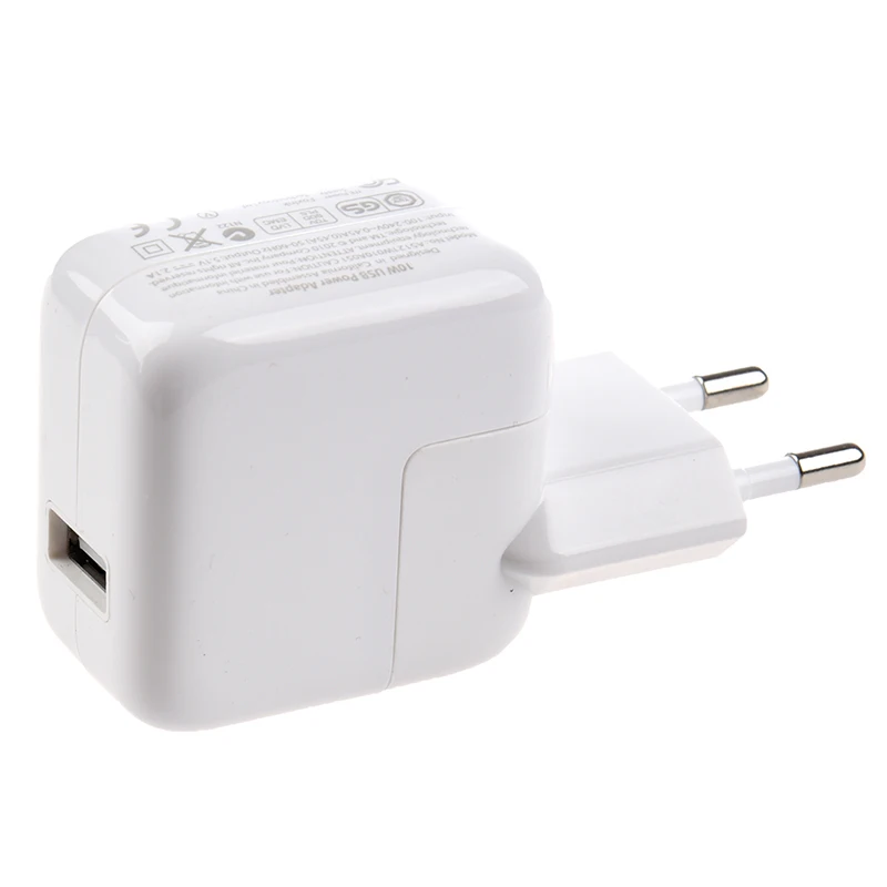 Белые адаптеры зарядного устройства европейские стандарты для iPad/iPhone/iPod/смартфонов 2.1A