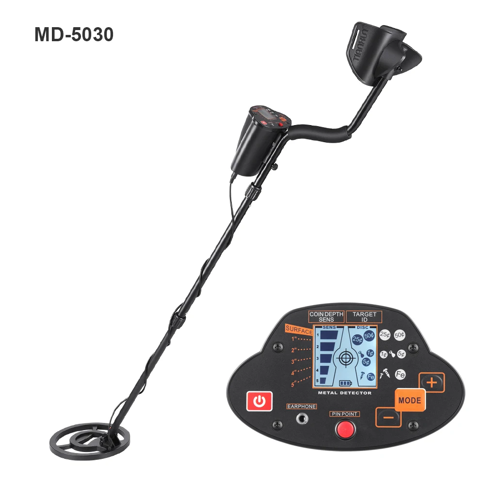  MD-5030 Metal Detector Underground Gold Detector Metal Length Adjustable Treasure Hunter Seeker Por