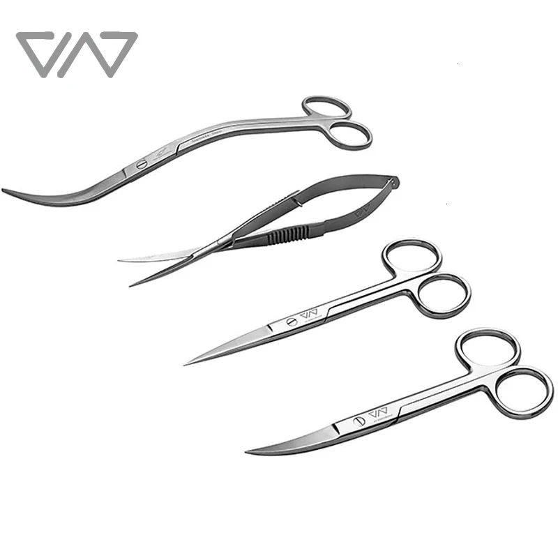 Baratos Acuario planta tijeras VIV acuática Acero inoxidable resorte Herramientas de limpieza planta tijeras, ADA calidad