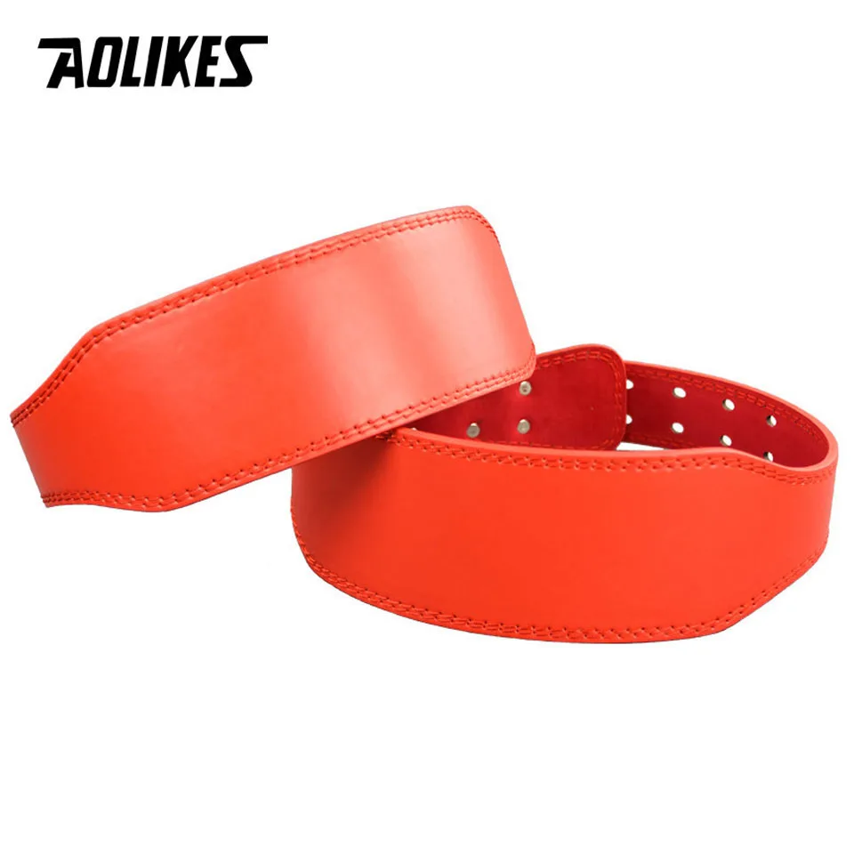 AOLIKES New Wide Weightlifting Belt Bodybuilding Fitness belts Barbell  Powerlifting Training waist Protector gym belt for back