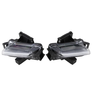 

DRL Fog Lights LED Clear Lens White Daytime Running Light for Chevy Camaro ZL1 2016 2017 2018