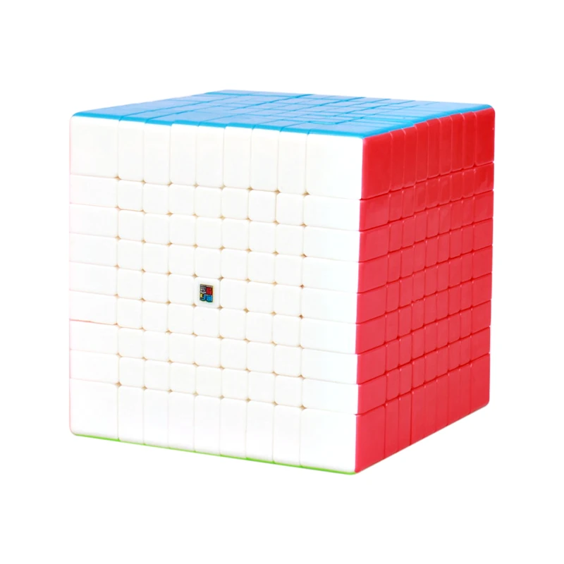 stickerless MoYu Meilong 9x9x9 Магическая Скорость Куб кубинг класс MF9 кубики Stickerless профессиональная головоломка Cubo magico 9x9 развивающие игрушки - Цвет: stickerless